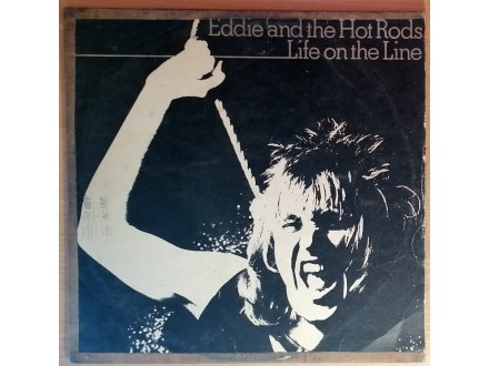 LP EDDIE AND THE HOT RODS - Life On The Line G+/VG-/VG+