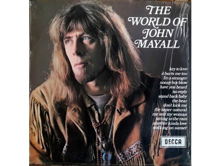 LP: JOHN MAYALL - THE WORLD OF JOHN MAYALL (UK PRESS)