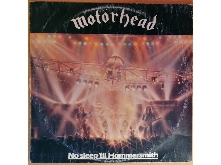 LP MOTORHEAD - No sleep `till Hammersmith (1981) G+/VG-