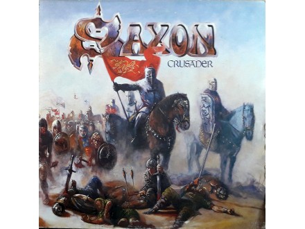 LP: SAXON - CRUSADER (UK PRESS)