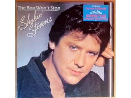 LP SHAKIN` STEVENS - The Bop Won`t Stop (1984) NM