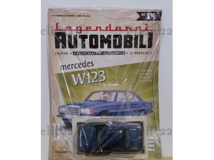Legendarni automobili Broj 14 - MERCEDES W123 - DeAgost