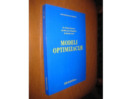 Lipovac / Radojičić / Letić - Modeli optimizacije