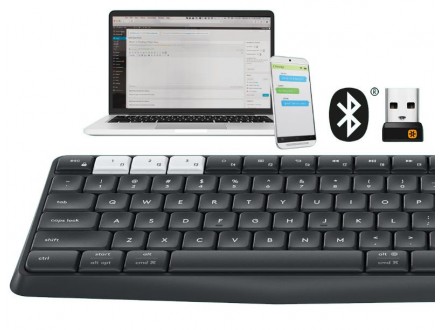 Logitech K375s Multi-Device, Wireless Keyboard and Stand Com