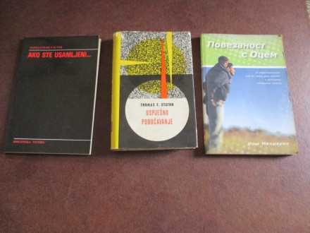 Lot : 3 knjige iz psihologije