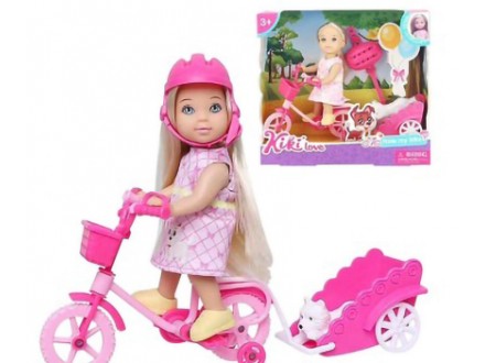 Lutka Kiki vozi bicikl