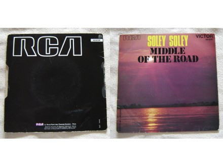 MIDDLE OF THE ROAD - Soley Soley (singl) Made in France