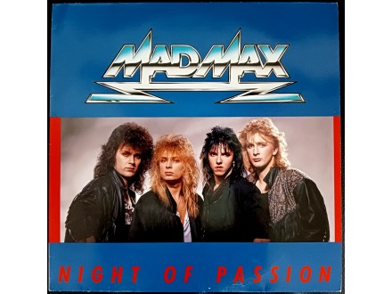 Mad Max-Night Of Passion LP (MINT,Netherlands,1987)