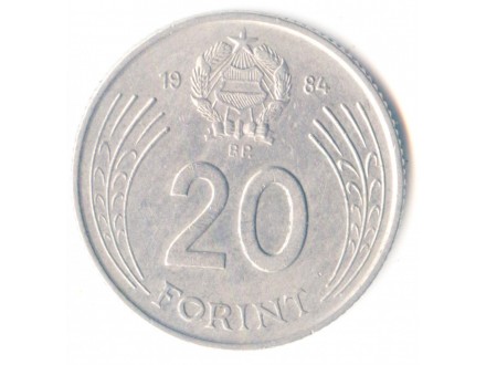 Madjarska 20 forint 1984