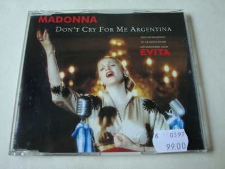 Madonna - Don`t Cry For Me Argentina