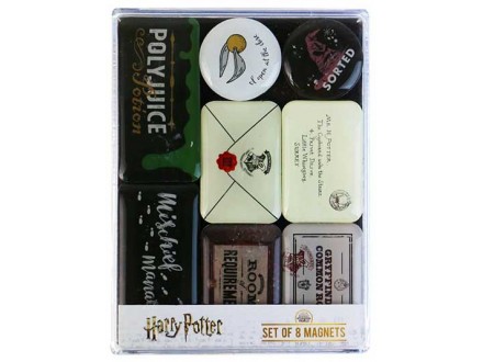 Magneti set 8 - HP, Hogwarts Artifacts - Harry Potter
