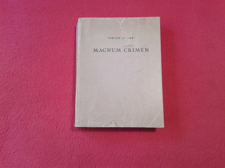 Magnum Crimen (prvo izdanje iz 1948.) - Viktor Novak