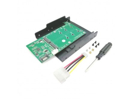 Maiwo Adapter interni 2xM.2 SATA SSD (NGFF) B-Key KT022B