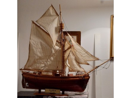 Maketa jedrenjaka Gjøa iz 1872godine