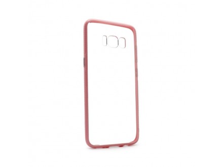 Maskica Clear Cover za Samsung G950 S8 roze