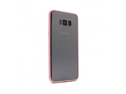 Maskica Clear Cover za Samsung G955 S8 plus roze