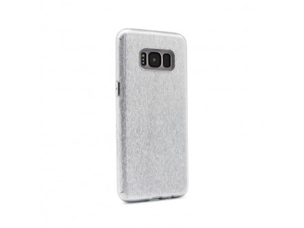 Maskica Crystal Dust za Samsung G955 S8 Plus srebrna