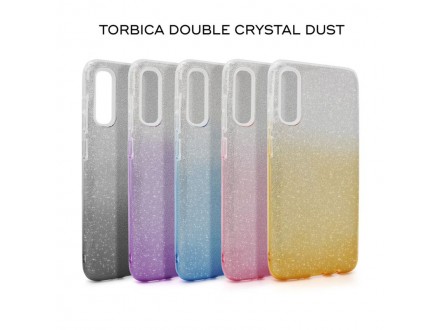 Maskica Double Crystal Dust za Huawei P40 Lite E plavo srebrna