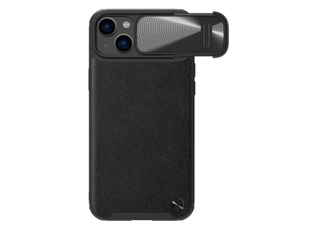 Maskica Nillkin CamShield Leather S za iPhone 14 Plus 6.7 crna
