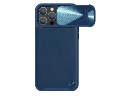 Maskica Nillkin CamShield Leather S za iPhone 14 Pro 6.1 plava
