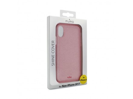 Maskica Puro Shine za iPhone X roze