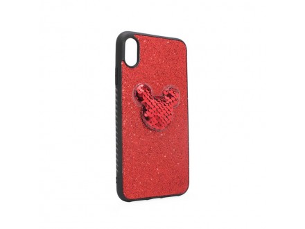 Maskica Shiny mouse za iPhone XS Max crvena
