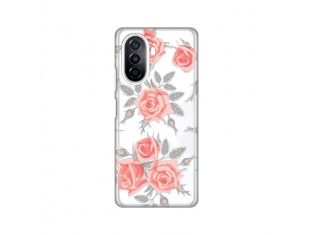 Maskica Silikonska Print Skin za Huawei Nova Y70/Y70 Plus Elegant Roses