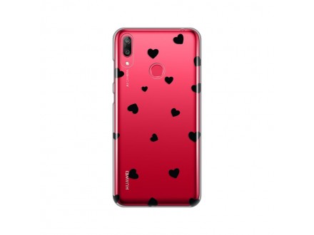 Maskica Silikonska Print Skin za Huawei Y7 2019/Y7Prime 2019 Heart