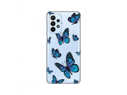 Maskica Silikonska Print Skin za Samsung A235F Galaxy A23 4G Blue butterfly