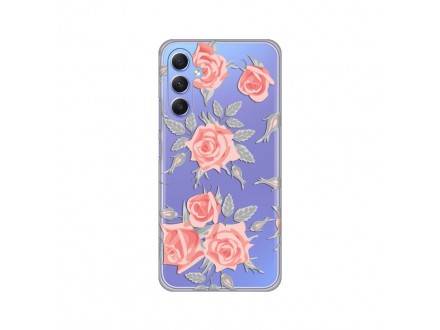 Maskica Silikonska Print Skin za Samsung A346B Galaxy A34 5G Elegant Roses
