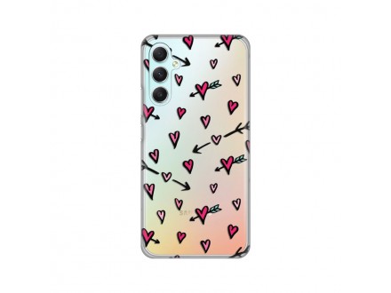 Maskica Silikonska Print Skin za Samsung A346B Galaxy A34 5G Heart Pattern
