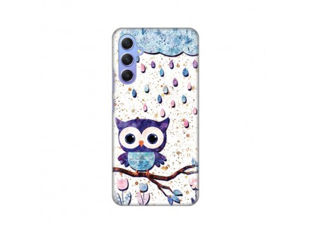 Maskica Silikonska Print Skin za Samsung A346B Galaxy A34 5G Owl