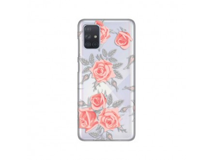 Maskica Silikonska Print Skin za Samsung A715F Galaxy A71 Elegant Roses