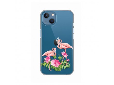 Maskica Silikonska Print Skin za iPhone 13 6.1 Flamingo