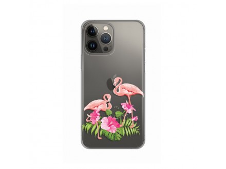 Maskica Silikonska Print Skin za iPhone 13 Pro Max 6.7 Flamingo