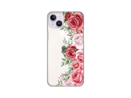 Maskica Silikonska Print Skin za iPhone 14 Plus 6.7 Wild Roses