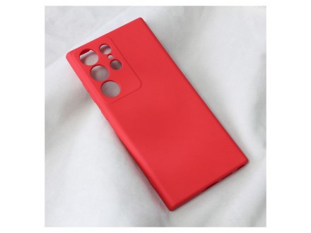 Maskica Teracell Soft Velvet za Samsung S918B Galaxy S23 Ultra crvena