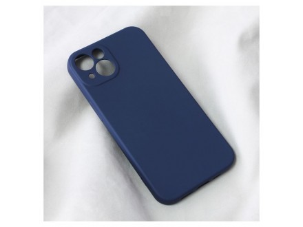 Maskica Teracell Soft Velvet za iPhone 13 6.1 tamno plava