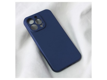 Maskica Teracell Soft Velvet za iPhone 13 Pro 6.1 tamno plava
