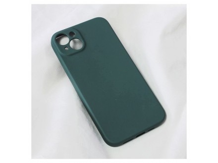 Maskica Teracell Soft Velvet za iPhone 14 Plus 6.7 tamno zelena