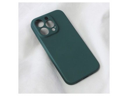 Maskica Teracell Soft Velvet za iPhone 14 Pro 6.1 tamno zelena