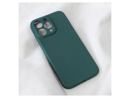 Maskica Teracell Soft Velvet za iPhone 14 Pro Max 6.7 tamno zelena