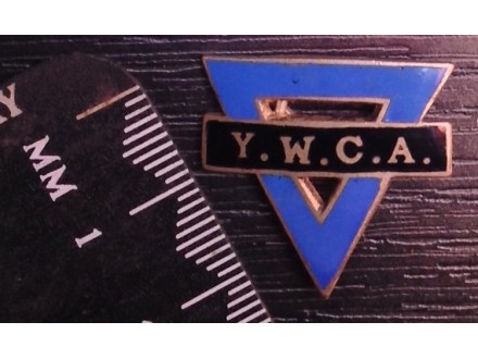 Mason znacka emajl masonska znacka Y.W.C.A. (298.)