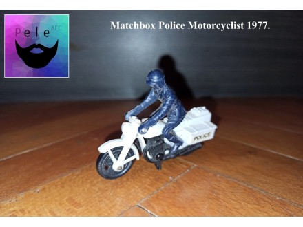 Matchbox Police Motorcyclist 1977. - TOP PONUDA