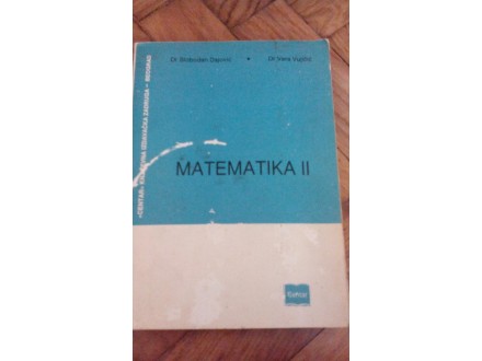 Matematika 2 - Slobodan Dajovic, Vera Vujicic