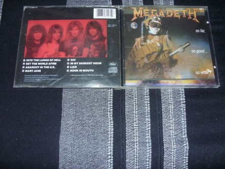 Megadeth – So Far, So Good... So What! CD Capitol EU