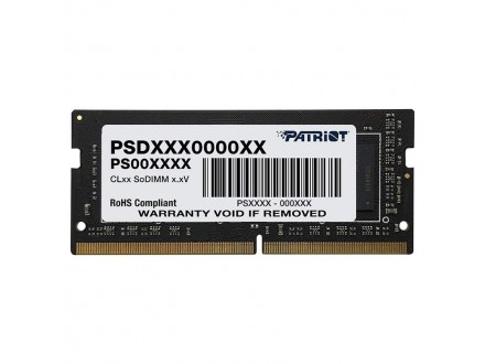 Memorija SODIMM DDR4 16GB 3200MHz Patriot Signature Single Channel PSD416G320081S