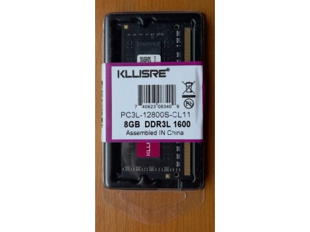 Memorija za laptop 8GB DDR3L 1600MHz CL11 1.35V