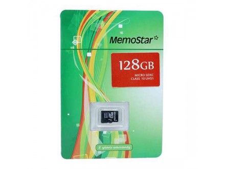 Memorijska kartica MemoStar Micro SD 128GB UHS1 Class 10