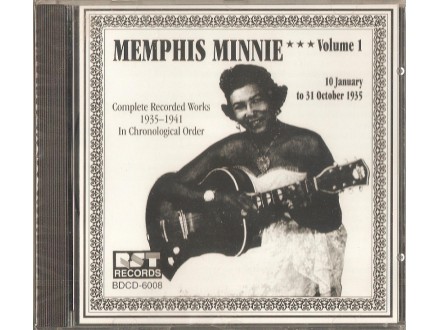 Memphis Minnie - Complete Recorded Works In Chronological Order - Volume 1 - 10 January To 31 October 1935